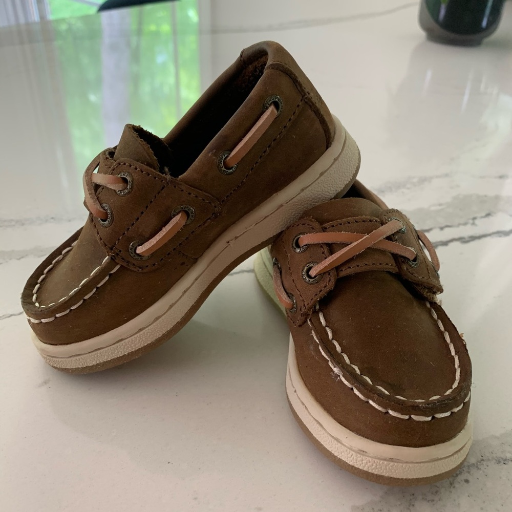 Sperry Kids Cup II Boat Shoes (baby size 5.5)